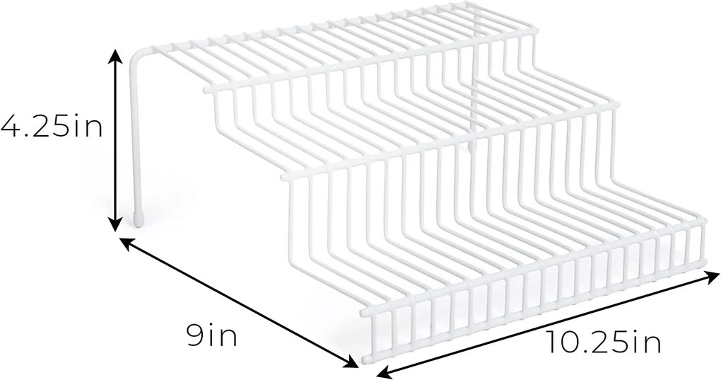 CONFORTIME Organizér, 3-poschodový, biely kov, PATRO - 36x24x11.4