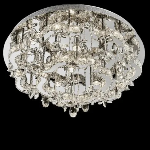 LED krištáľová strop lampa LUXERA 62409 ARAMEA Ø60