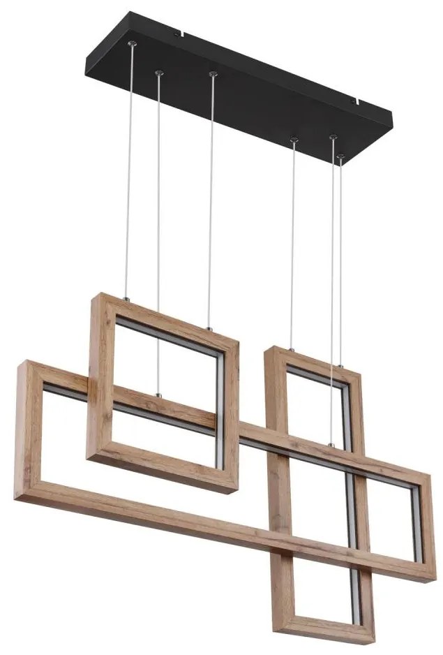 Globo 67287H1 - LED luster na lanku MANDERA LED/40W/230V hnedá