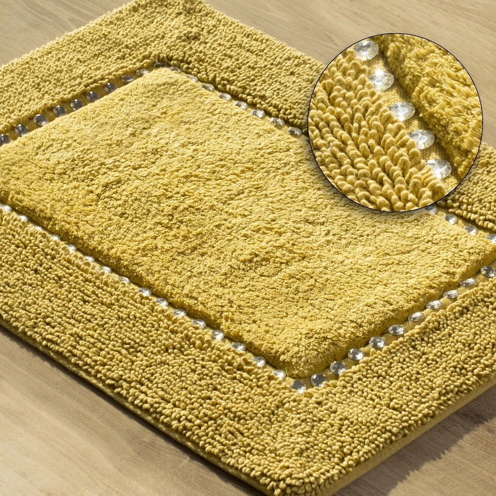 PREDLOŽKA DO KÚPEĽNE CHIC 60X90 CM HORČICOVÁ