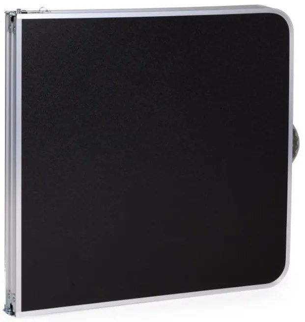 Bestent Kempingový stôl skladací 120x60cm a 4 stoličky Black