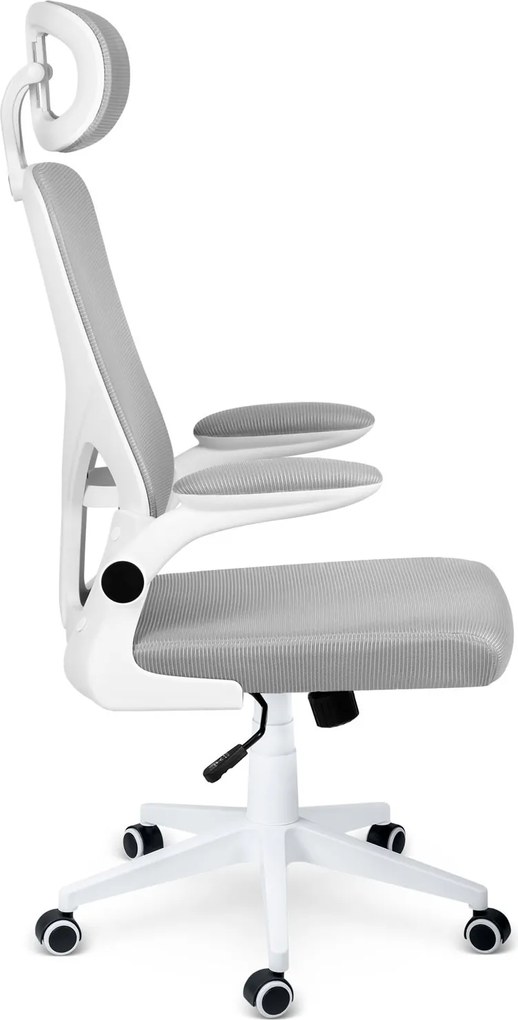 Kancelárska stolička mikrosieťová Sofotel Brass - sivá