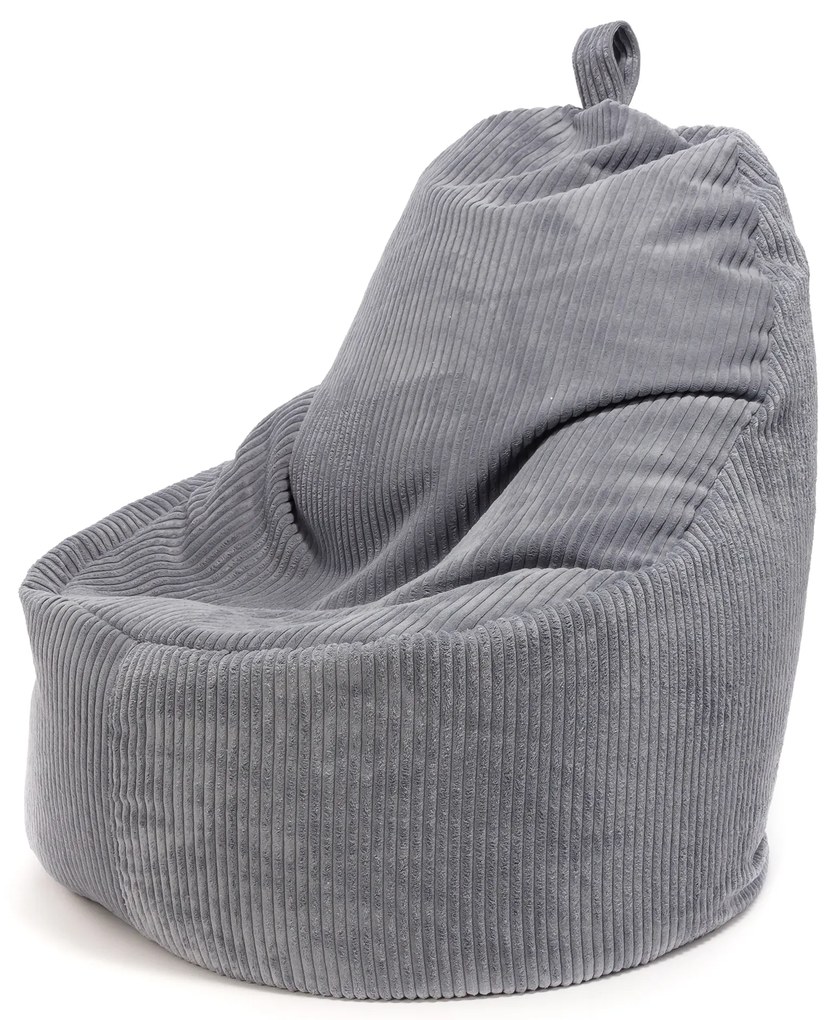 INTERMEDIC SK Kreslo Yoko Velvet – manšestrové kreslo s vankúšom, 75x70x30 cm Farba: SZ95 - tmavo modrá