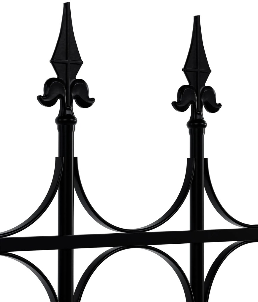 Mriežka na popínavé rastliny Flowton - čierna