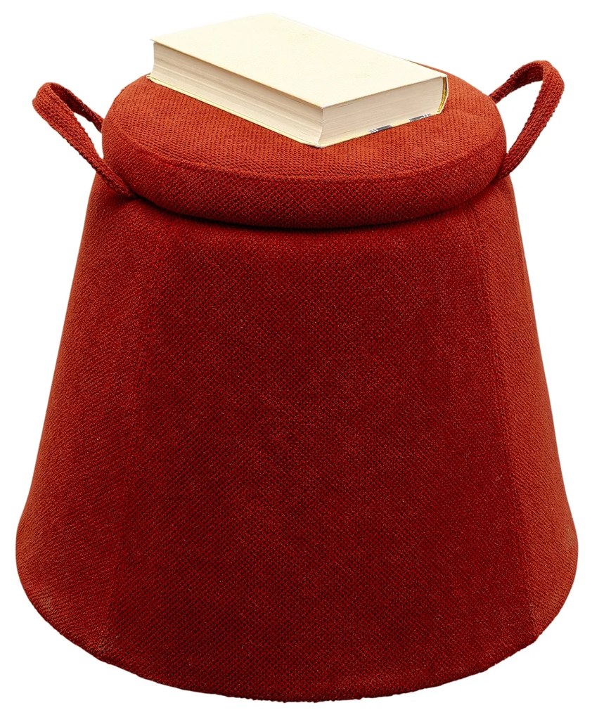 Thimble Storage taburetka červená Ø51 cm