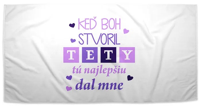 Sablio Uterák Keď Boh stvoril tety - 50x100 cm