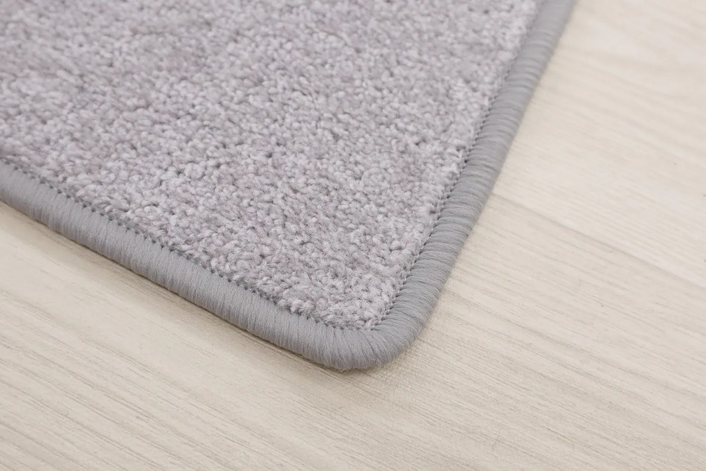 Vopi, Koberec behúň na mieru Eton šedý 73, šíre 120 cm, šedá, chodba / predsieň