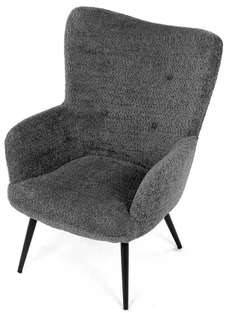 Kreslo s područkami GREY2, šedá