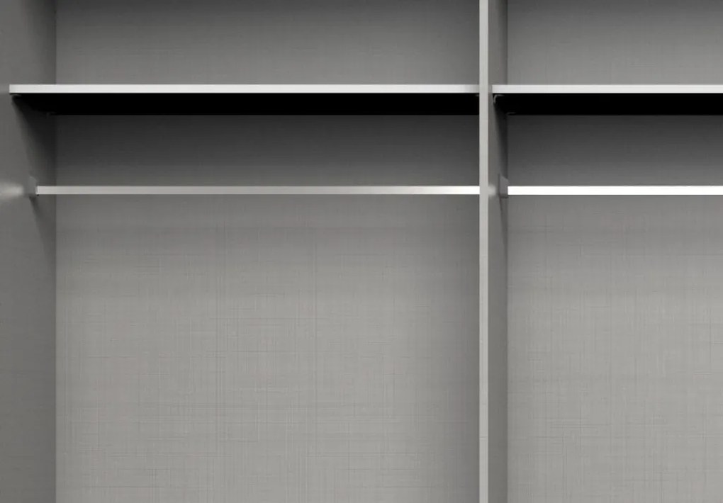 Šatníková skriňa Bern, extra šírka 360 cm/extra výška 236 cm, biela