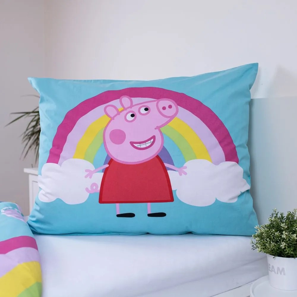 Jerry Fabrics Posteľná bielizeň Prasiatko Peppa - Prasiatko Peppa | 140 x 200 cm / 70 x 90 cm