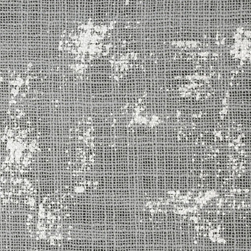 ZÁVES NA KRÚŽKOCH SOLANA 140X250 CM STRIEBORNÁ