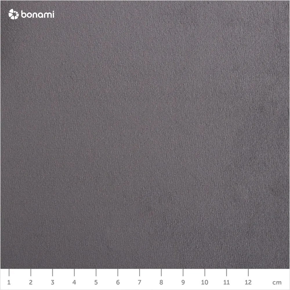 Sivá čalúnená dvojlôžková posteľ s úložným priestorom s roštom 180x200 cm Kelp – Micadoni Home
