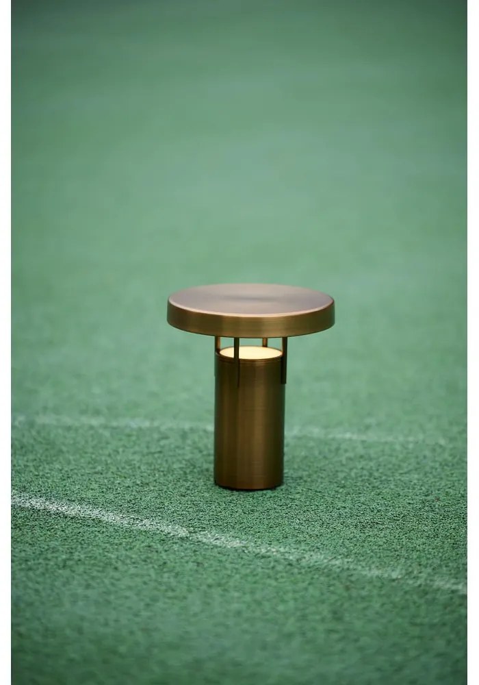 LED stmievateľná stolová lampa v bronzovej farbe (výška 20 cm) BringMe – Hübsch