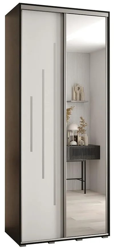 Skriňa 45 Canaris 13 100 čierna/biela/silver