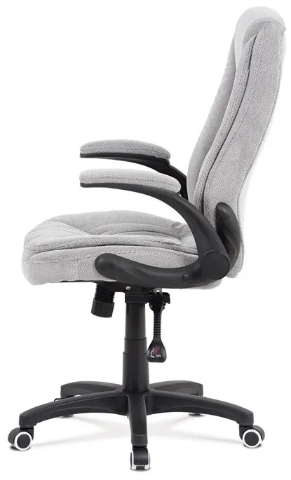 Autronic BONTEC Kancelárske kreslo, synchrónny mechanizmus, strieborná látka, KA-G303 SIL2 Farba: Strieborná