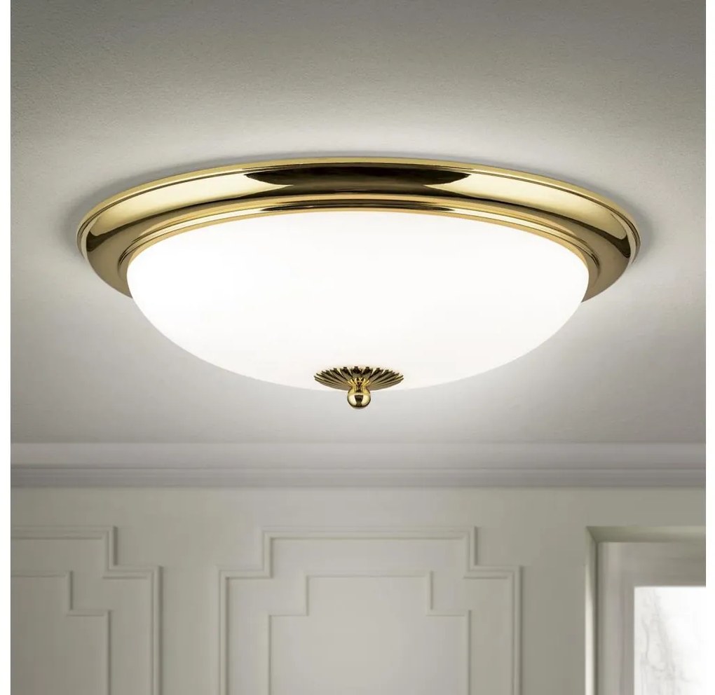 Orion - Stropné svietidlo EMPIRA 3xE27/40W/230V pr. 48 cm zlaté