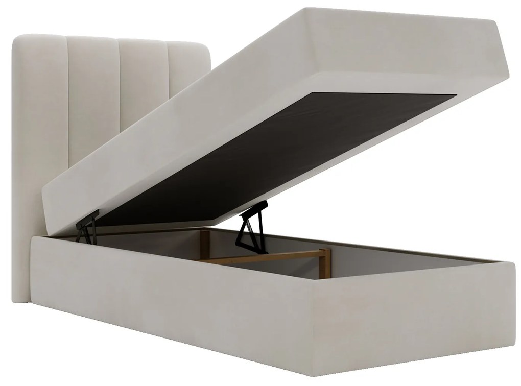 Čalúnená boxspring posteľ Magic Mini 90x200 - béžová