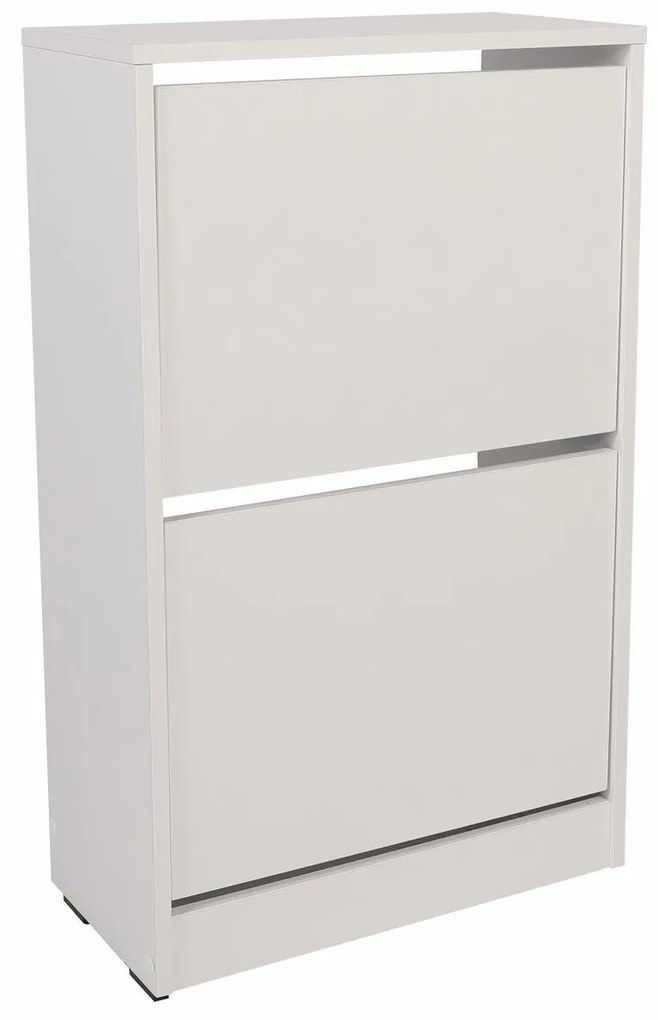 Botník (skrinka na topánky) Tosina 2 (biela). Akcia -15%. Vlastná spoľahlivá doprava až k Vám domov. 1094561