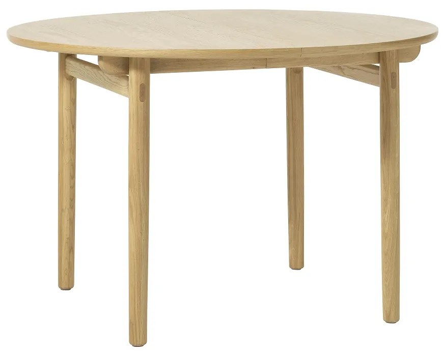 Rozkladací jedálenský stôl Wally 120 - 165cm prírodný dub