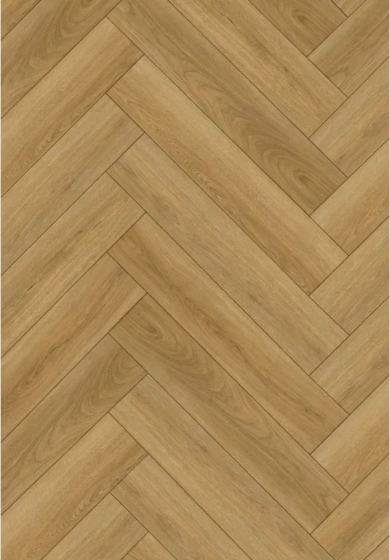 Mexen Chattanooga  vinylové panely chevron 570 x 95 mm LVT Dryback 2,5 mm, PVC podklad, 4 V-drážka, Dub