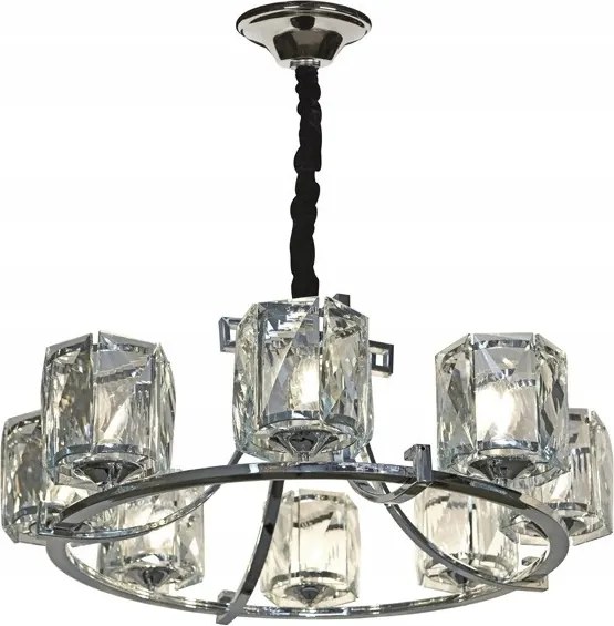 Lampa Estrela 60158/8 sklenené tienidlá