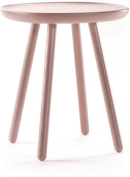 Drevený odkladací stolík EMKO Naive, ⌀ 45 cm
