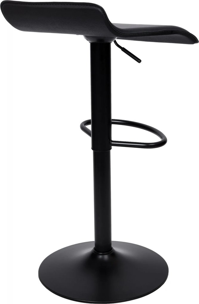 Barová stolička PORTI BLACK - čierna