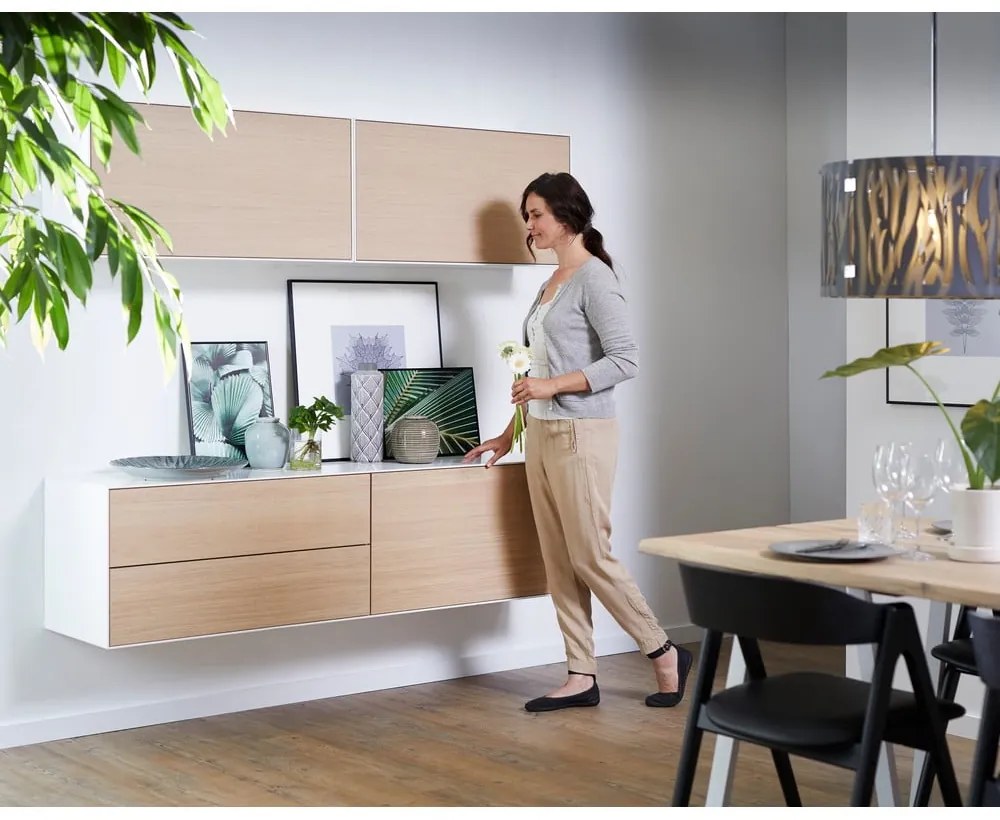 Nízka komoda v dekore duba v súprave 2 ks 180x46 cm Edge by Hammel - Hammel Furniture