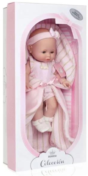 Berbesa Luxusná detská bábika-bábätko Berbesa Ema 39cm
