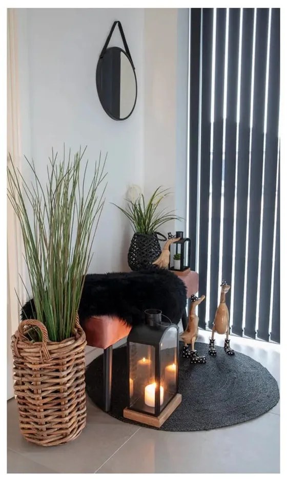 Čierna ovčia kožušina House Nordic