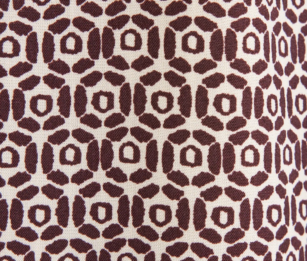 Tunika Seidensticker z viskózy, celoplošná potlač v kombinácii krémovobielej a purpurovočervenej