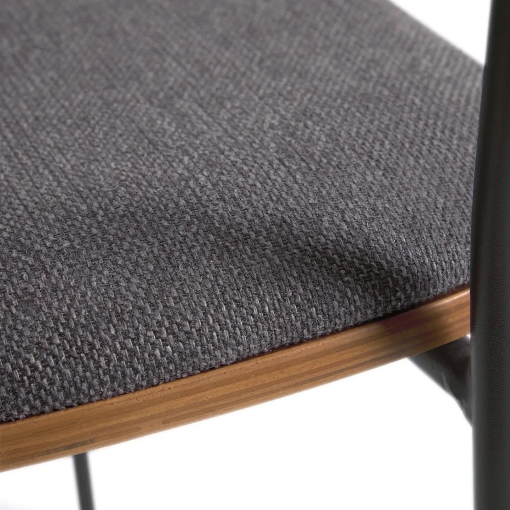 Sivo-hnedá jedálenská stolička Maureen – Kave Home