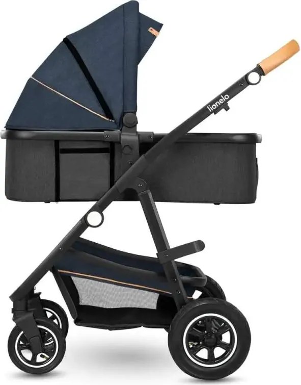 Kombinovaný kočík Lionelo Amber 3v1 blue navy