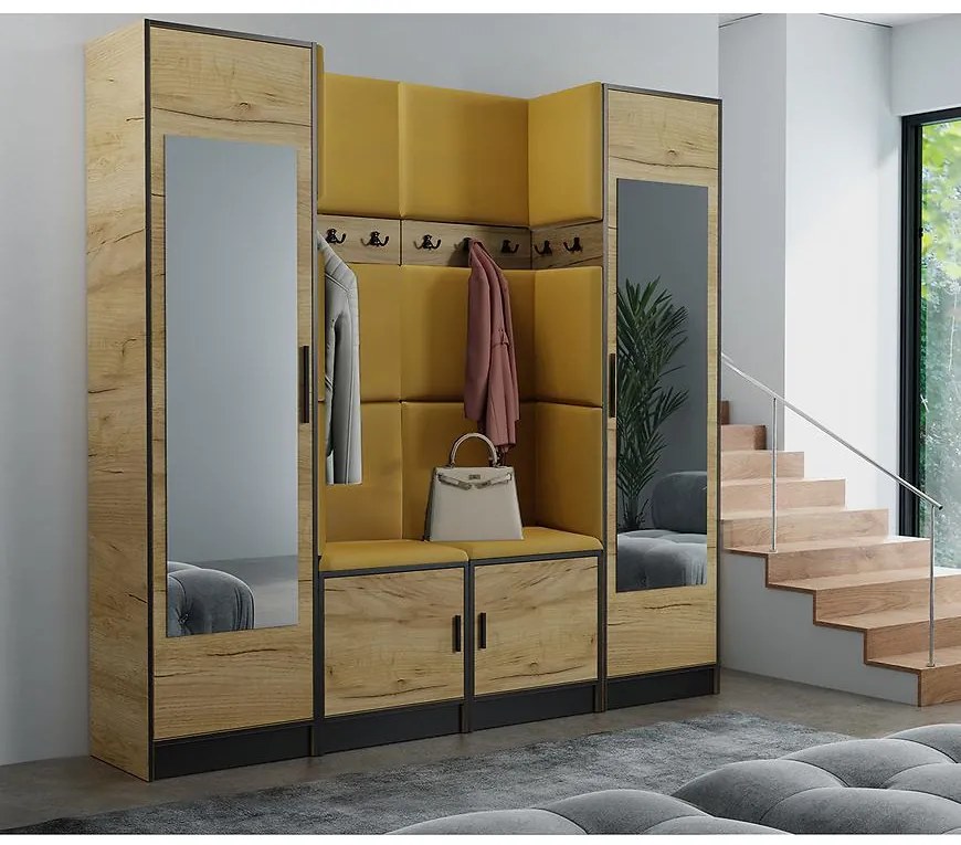 Predsieňový nábytok Roj 18 craft + Kronos 01 medová