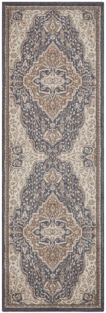 Hanse Home, Behúň Terrain 105607 Orken Black Brown, 80x200, hnedá, obývacia izba