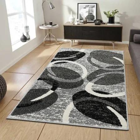 Koberce Breno Kusový koberec PORTLAND 2093/PH2Z, sivá, viacfarebná,80 x 140 cm