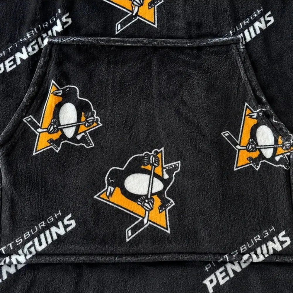 Mikinová televízna deka NHL Pittsburgh Penguins – veľ. XL
