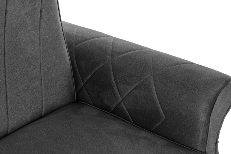 Pohovka Panama 3, sivá (Monolith 97)