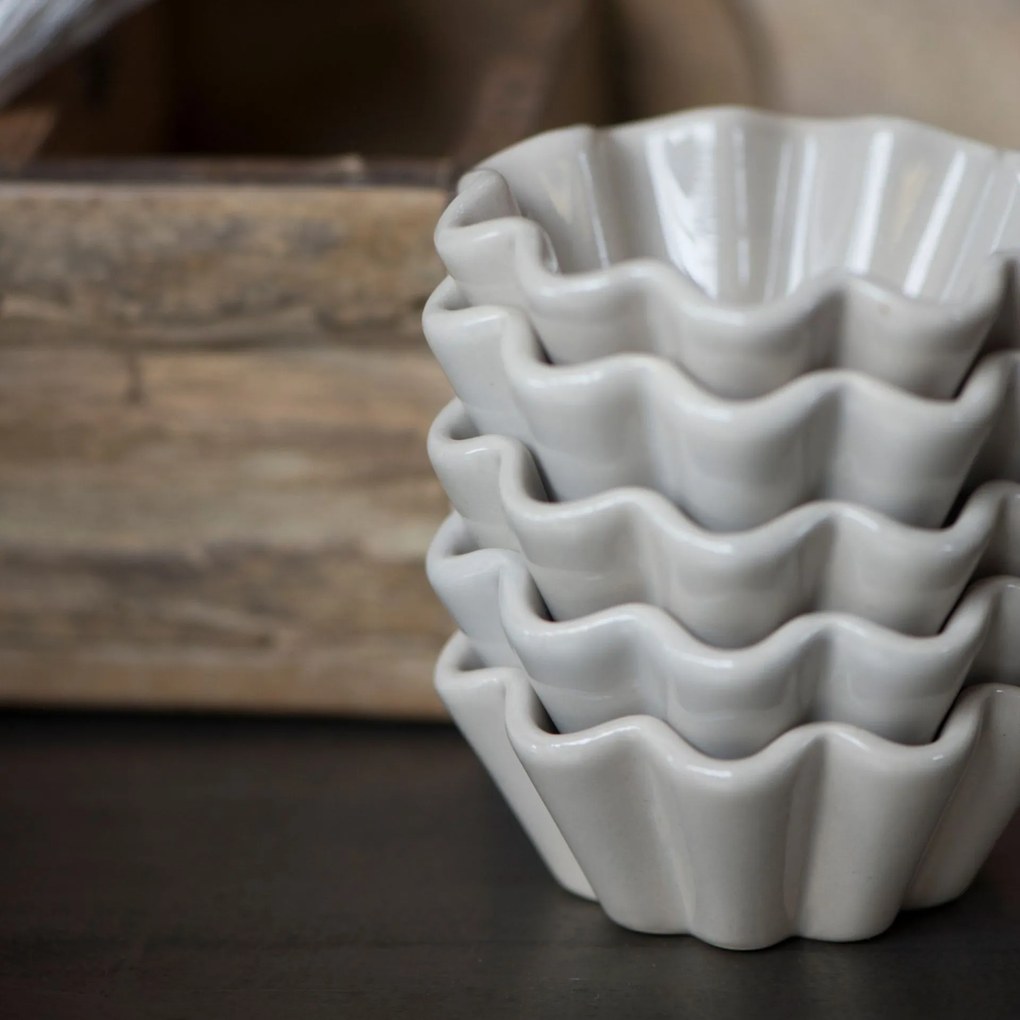 IB LAURSEN Keramická forma na muffiny Mynte French Grey