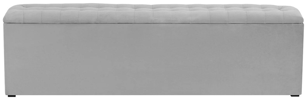 Svetlošedá Lavica s úložným priestorom Nova 140 × 34 × 47 cm 140 × 34 × 47 cm WINDSOR & CO
