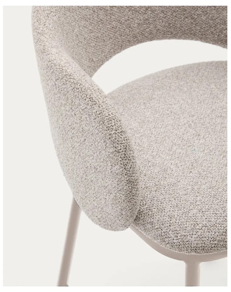 Barová stolička slonovinová (výška sedadla 65 cm) Maina – Kave Home