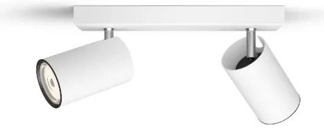 Philips - Bodové svietidlo KOSIPO 2xGU10/5,5W/230V biela