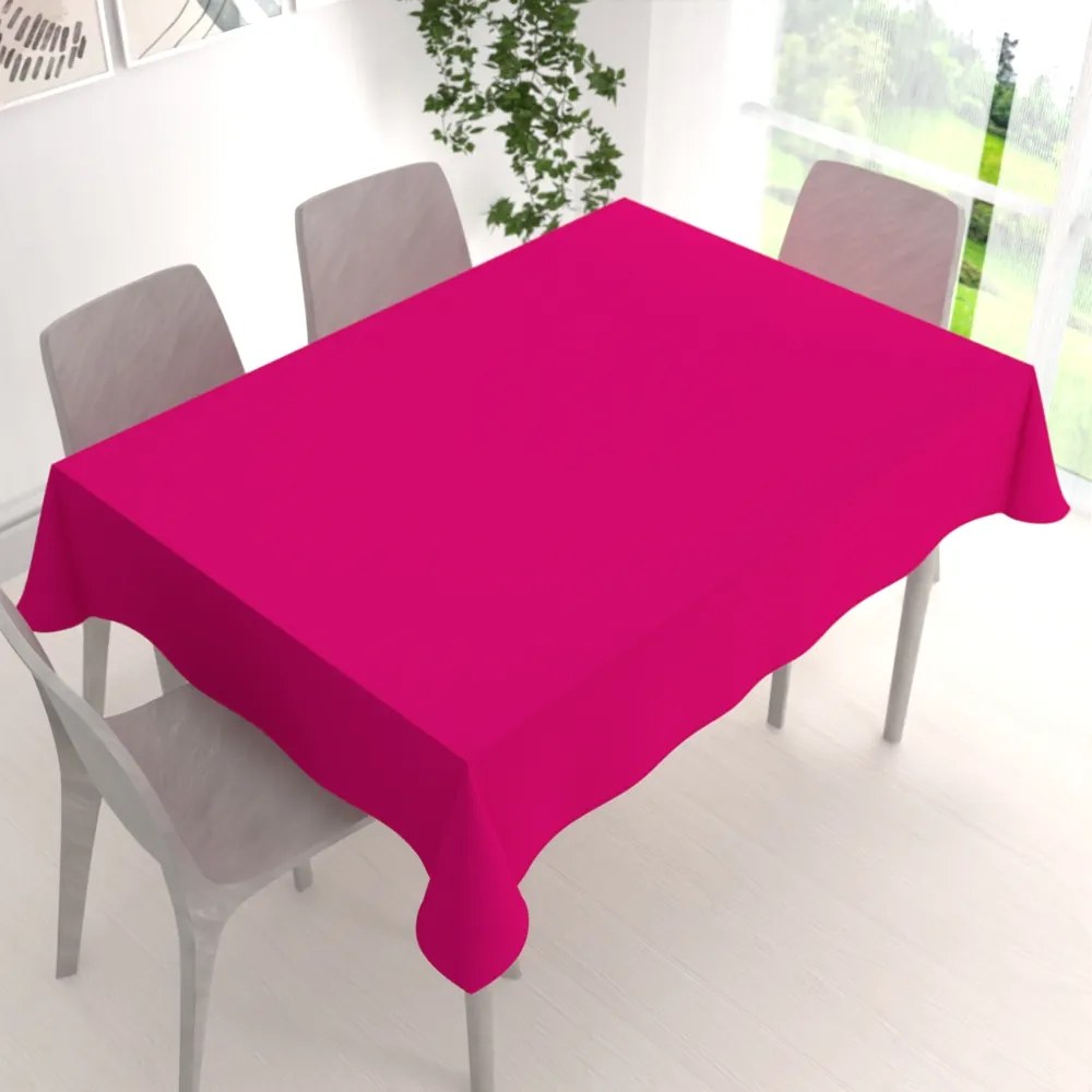Biante Dekoračný obdĺžnikový obrus Rongo RG-096 Fuchsiový 140x180 cm