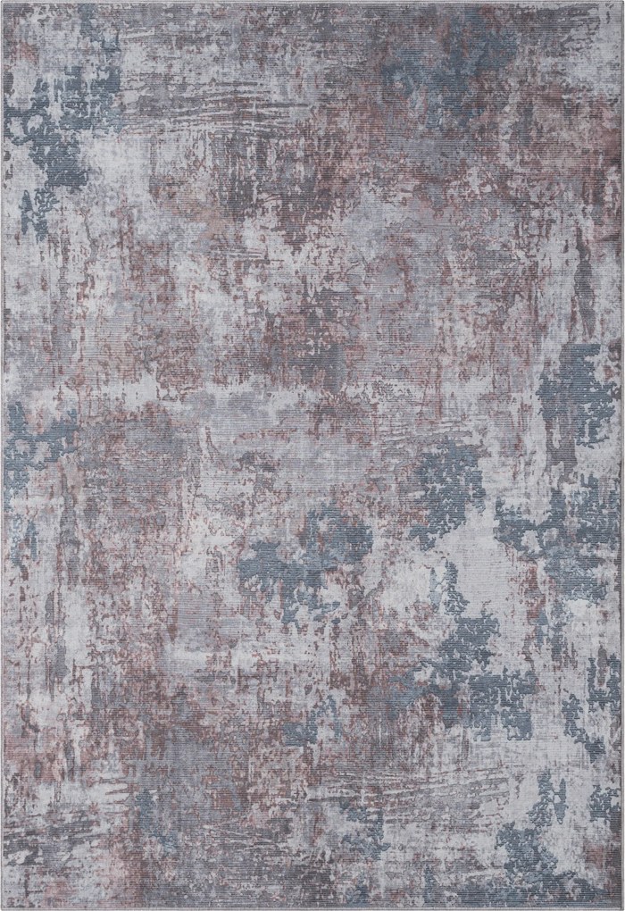 Kusový koberec Avery grau/blau/braun – na von aj na doma, 160x230, šedá, chodba / predsieň, My Flair