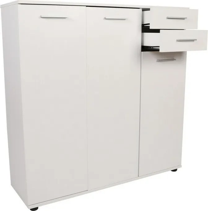 Skrinka na topánky Adre White