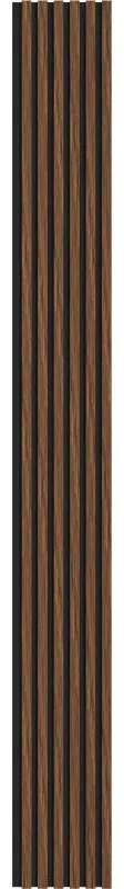 Mexen Lam-F, akustické stenové lamely 275 × 30 cm, plstený podklad 8 mm, technická dyha, mahagón rubínový, S105-275307-3015-013