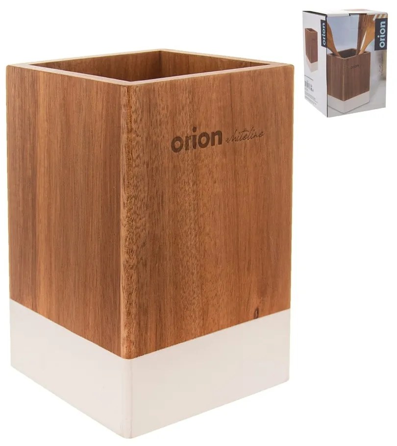 Drevený stojan na kuchynské náčinie Whiteline - Orion