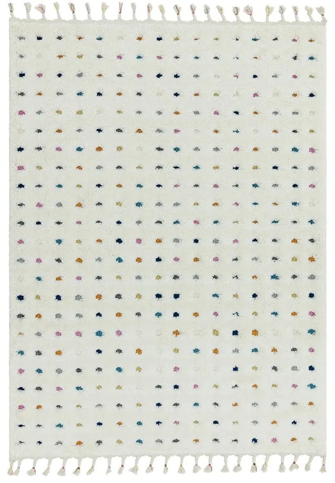 Béžový koberec Asiatic Carpets Dotty Multi, 80 x 150 cm