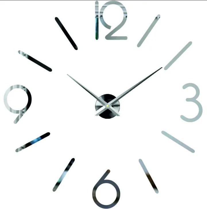 Nástenné hodiny do obývačky - MACKIE: Čierna Ral 9005 Farba čierna RAL 9005 3016-11841 X0036-Modern wall clock HEU-
