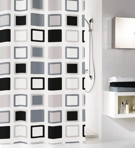 Kleine Wolke Clipper sprchový záves 120x200cm antracitová 5 209 901 238